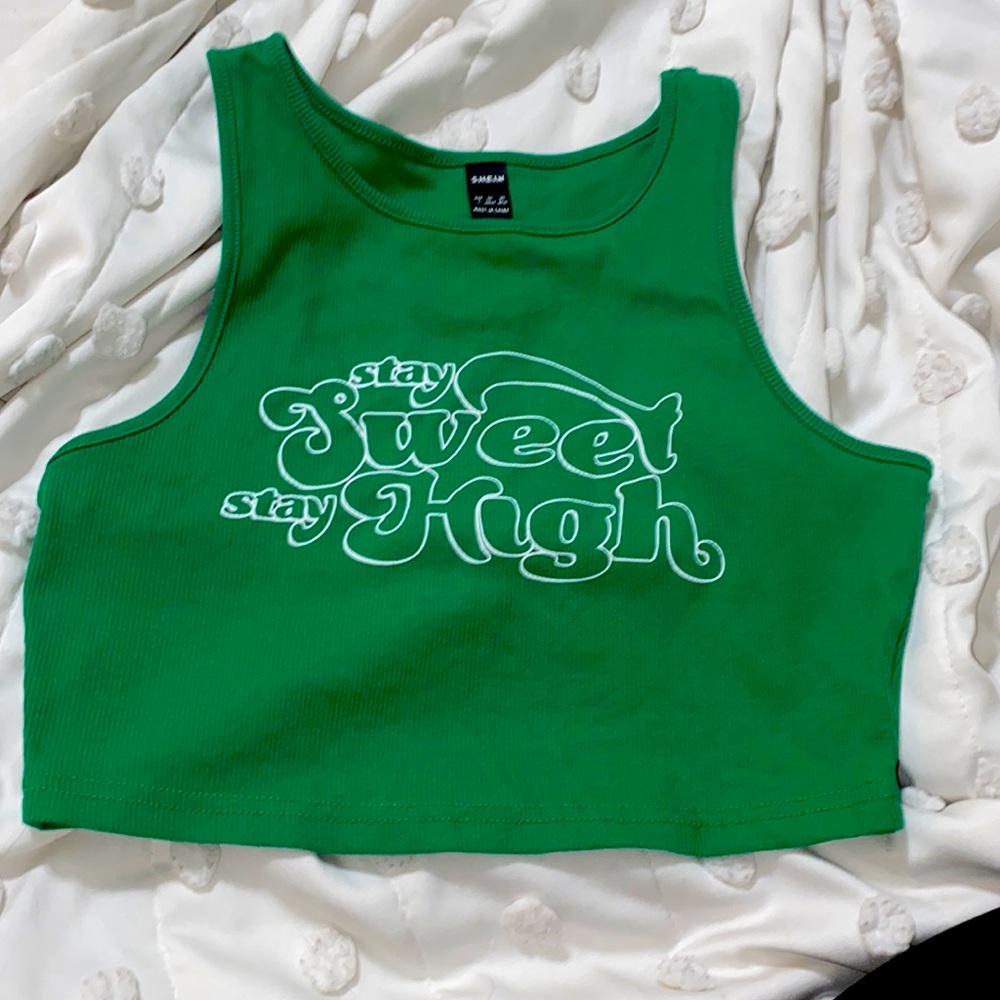 cropped tank from shein